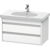 Duravit Ketho Wall-Mounted Vanity Unit Kt664701818 White Matt KT664701818